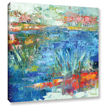 Abstract Blue Marsh Canvas Print - Overstock. com by Pamela Wingard  ~  x 