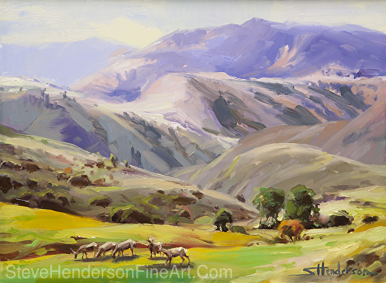 Steve Henderson Work Detail Grazing In The Salmon River